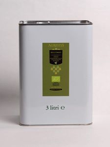 Agrestis Bell’Omio - Biologisches, preisgekröntes extra vergine (kaltgepresst) OlivenÖl aus Sizilien |3 Liter Kanister| Neue Ernte 2020/2021