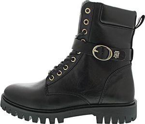 Tommy Hilfiger  Damenschuhe Stiefel Schnürer Schwarz Freizeit, Schuhgröße:41 EU