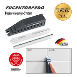 FUGENTORPEDO Basis-Set (Handstück, Fugenbürste, Schleifsteg 3mm) Fugenreiniger