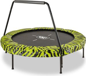 EXIT Tiggy junior Trampolin mit Bügel ø140cm - schwarz/grün