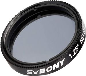 Svbony SV139 Mondfilter ND4, 1,25 Zoll 25% Transmission für Mondsichel, Teleskop Mondfilter Reduziert Blendung, Aluminiumrahmen für Mondbeobachtung