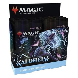 Wizards of the Coast Magic the Gathering Kaldheim Sammler Booster Display (12) spanisch