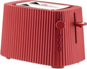Alessi Plissé Toaster MDL08R Rot 6 Toaststufen Küchengerät