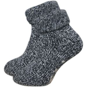 Damen Kinder Home Slipper Socks Kuschelsocken Hausschuh Anti-rutsch ABS One Size 