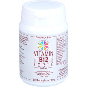 SinoPlaSan Vitamin B12 Forte 500 ug, 60 kapslí