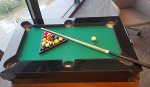 Mini kulečníkový stůl Kulečníkový stůl Kulečníkový nábytek Volnočasový stůl Kulečník
