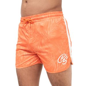Crosshatch - Pánské plavecké šortky "Salsola" BG400 (XL) (Oranžová)