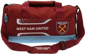 West Ham United FC - Cestovná taška, Sham BS4366 (jedna veľkosť) (vínovo červená/nebesky modrá)