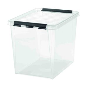 Úložný box SmartStore CLASSIC 16 25 litrov priehľadný / čierny