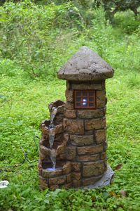 Garden Pleasure Brunnen HADES in Stein-Optik Polyresin mit Pumpe und 4 LED's 318819