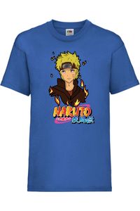 Naruto Uzumaki Kinder T-shirt Anime Manga Comics Japan Animation, 12-13 Jahr - 152 / Blau