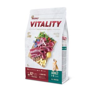 Akinu VITALITY Jehněčí granule krmivo pro psy hypoalergenní 3 kg Akinu VITALITY Jehněčí granule krmivo pro psy hypoalergenní 3 kg