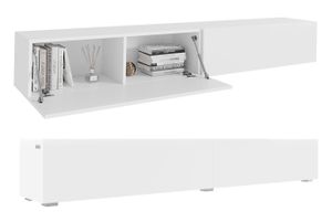 TV Lowboard 210 (2x105) cm MATT Hängeboard Board Schrank für Wohnzimmer Wandschrank Hängend oder Stehend