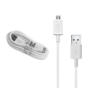 Original Samsung Micro USB Kabel - High Speed Ladekabel - Schnellladekabel - Aufladekabel für Android Smartphone, 1,5m, Weiß,  ECB-DU4EWE - Bulk