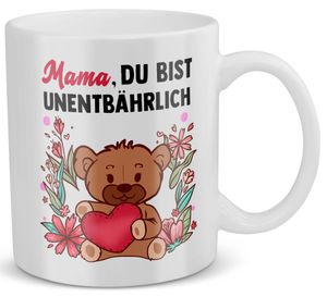 22Feels Mama Geschenk Muttertag Mutter Tasse Geburtstag Kaffeetasse Frauen Weihnachten Haferl Geschenkidee