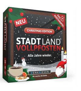 Stadt Land Vollpfosten® Christmas Edition – "Alle Jahre wieder." | Das Kartenspiel