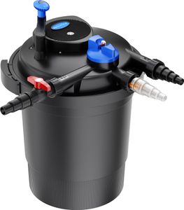 SunSun CPF-10000 Druckteichfilter 10.000 l/h / 11 W UVC Einheit, Teichdruckfilter für Teiche bis 12.000 Liter, Teichklärer, Filteranlage
