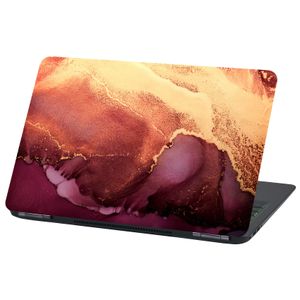 Laptop Folien Cover 17 Zoll 28x43cm LP78 Marmor bordeaux Aufkleber Schutzlaminat Laptop Notebook Sticker Folie Schutzhülle Skin