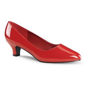 FAB-420 Damen Pumps von Pleaser Pink Label, Rot  , EU 43, US 13