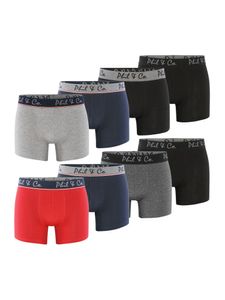 Phil & Co. Berlin Retro-Pants unterhose männer herren 8-Pack Jersey multicolor #2 4XL (Herren)