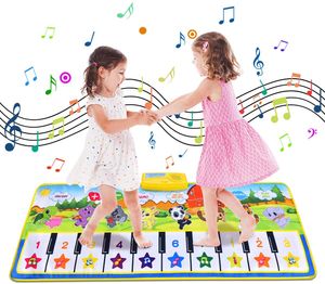 Baby Klavier Matte Musical Touch Teppich 100x36 CM Musik Klaviertastatur Matte Infant Baby Lernspielzeug,100 * 36cm