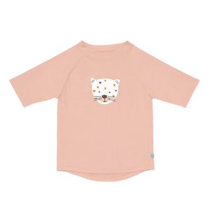 Lässig Splash & Fun Swim Shirt Rashguard Short Sleeve Leopard Pink, 25-36 mesiacov Veľkosť 98