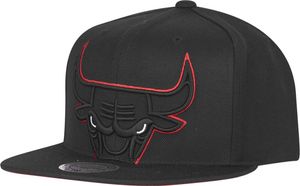 Mitchell & Ness Snapback Cap XL Cropped Chicago Bulls Logo black