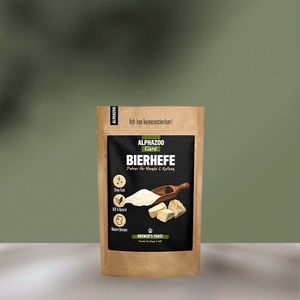 Bierhefe Pulver für Hunde & Katzen I Reine Hefe I Vitamin B Komplex: 250g Größe: 250g