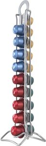 Metaltex Capsulo Kapselständer passend für 20 Nespresso Kapseln 38x9cm, Silber