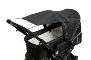 Altabebe - Universeller UV-Sonnenschutz für Kinderwagen - Schwarz, Onesize