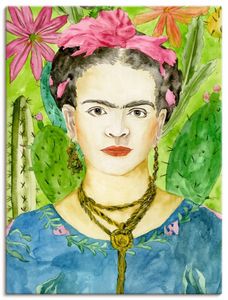 ARTland Leinwandbild Frida Kahlo II Größe: 45x60 cm