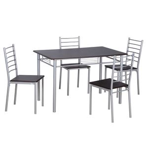 FurniStyle jedálenský set 5-dielny Kassiani - jedálenský stôl so 4 stoličkami