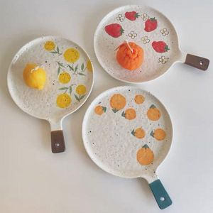 360Home Pizzapfanne aus Keramik platte Servierplatte Keramisch 9zoll