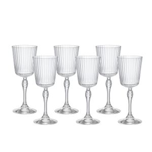 Bormioli Rocco America 20s Cocktailglas, Cocktailkelch, 250ml, Kristallglas, transparent, 6 Stück