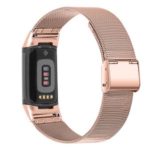 INF Fitbit Charge 5 Armband Edelstahl Roségold