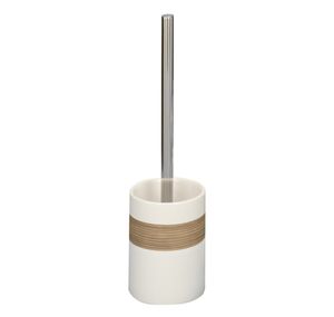 Zeller WC-Bürste, beige/braun, Keramik Ø9,5x33