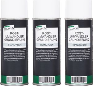 3x Rostumwandler Grundierung transparent