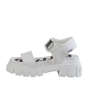 Buffalo Jojo - Sandal Platform - Imi Nappa - Weiß Kunstleder Größe: 38 Normal