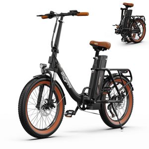 Onesport 20" Elektrofahrrad E-Bike E-Klapprad,Faltbares E-Citybike mit 48V,17ah ,250W