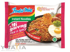 IndoMie Instant Noodles MI GORENG Pedas [ 40x 80g ] Hot & Spicy- fried noodles
