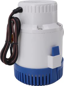 3000GPH Electronic Automatic Bilge Pump Waterproof Quiet Submersible Bilge Pump for Ponds Swimming Pools Spas 12V