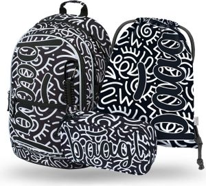 BAAGL Core Element Rucksack-Set 3tlg: Rucksack, Federmäppchen, Turnbeutel