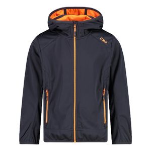 Cmp Kid Jacket Fix Hood Antracite-Flash Orange 140