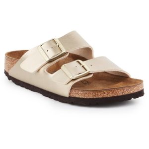 Birkenstock Arizona BF gold Damen Pantolette in Gold, Größe 40