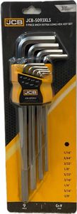 JCB | Innensechskantschlüssel Set, 9TLG 1/16-3/8"