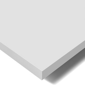 POKAR Tischplatte 2,5 cm Schreibtischplatte für Schreibtisch, Größe:175x80, Farbe:Lichtgrau