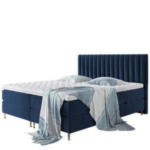 Mirjan24 Boxspringbett Elegance, Stilvoll Doppelbett mit zwei Bettkästen und Topper (Farbe: Fresh 11, Größe: 180x200 cm)