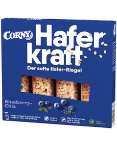 Müsliriegel HAFERKRAFT Blueberry-Chia von Corny, 4x35g