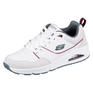 Skechers Uno Retro One Ledertrainer, Weiß 45 EU