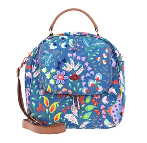 Oilily Aqua Sits Backpack-Shoulder Bag Riviera